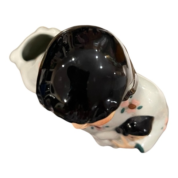 1950’s Asian Girl Holding Doll Figurine from Florence Ceramics of Napa Valley - Picture 13 of 15